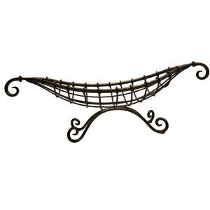 Metal Scroll Decorative Banana Boat Bowl
